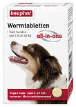 Beaphar Wormtabletten All-in-One hond 2,5 - 40 kg 4 st