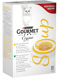 Gourmet kattenvoer Crystal Soup kip 4 x 40 gr