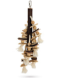 Beeztees houten vogelspeeltje Balto 47 cm