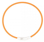 Lichthalsband nylon oranje