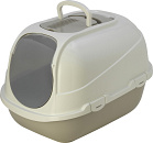 Moderna kattenbak Mega Comfy grijs/wit