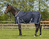 QHP outdoordeken turnout 600 100 gr donkerblauw