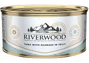 Riverwood kattenvoer Tuna with Seabass in Jelly 85 gr