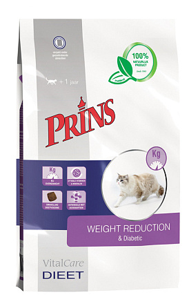 Prins Kattenvoer VitalCare Diet Weight Reduction & Diabetic 5 kg