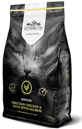 Riverwood kattenvoer Indoor Chicken & Duck <br>6 kg