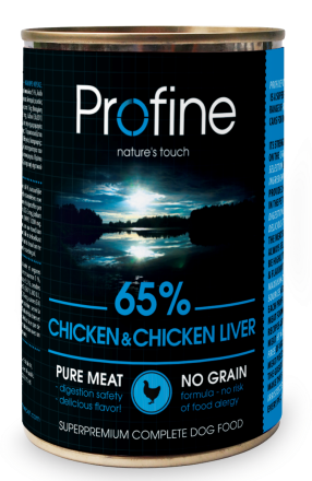 Profine Pure Meat 65% chicken/chicken liver 400 gr