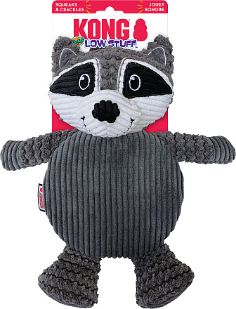 Kong Low Stuff Crackle Tummiez Racoon L