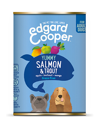 Edgard & Cooper hondenvoer Adult zalm en forel 400 gr