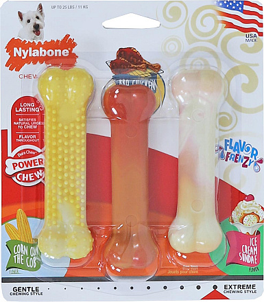 Nylabone Regular Bot Frenzy Flavor 3 st
