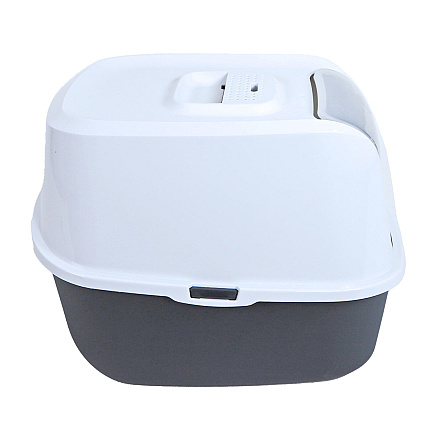 Kattenbak Just Eazy Recycle Grijs/Wit