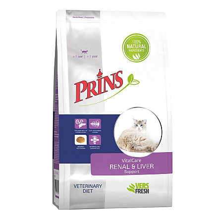 Prins Kattenvoer VitalCare Diet Renal & Liver Support 5 kg