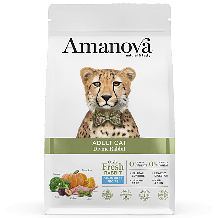 Amanova Kattenvoer Adult Divine Rabbit 4 kg
