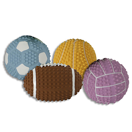 Hondenspeelgoed Sporty Ball met Piep Assorti