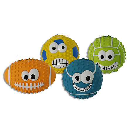 Hondenspeelgoed Sporty Ball met Piep Assorti