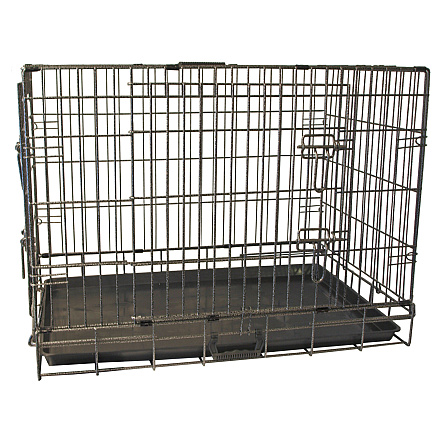 Hondenbench Premium 2-deurs Hamerslag