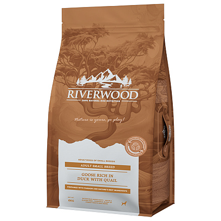 Riverwood Hondenvoer Adult Small Breed Goose & Duck 6 kg