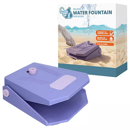Coolpets Splash Water Fountain Lila