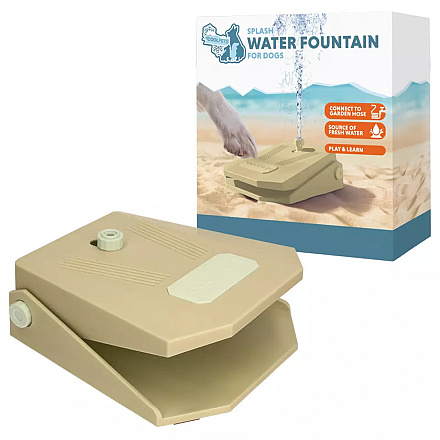 Coolpets Splash Water Fountain Sand