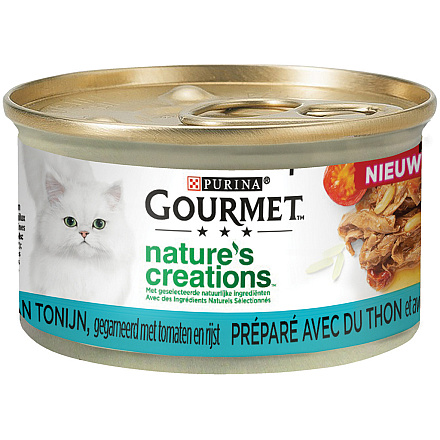 Gourmet kattenvoer Nature's Creations Tonijn 85 gr