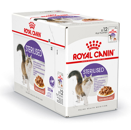 Royal Canin Kattenvoer Sterilised in Gravy <br>12 x 85 gr