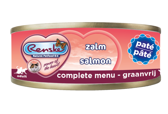 Renske kattenvoer Vers Vlees maaltijd Zalm <br>70 gr