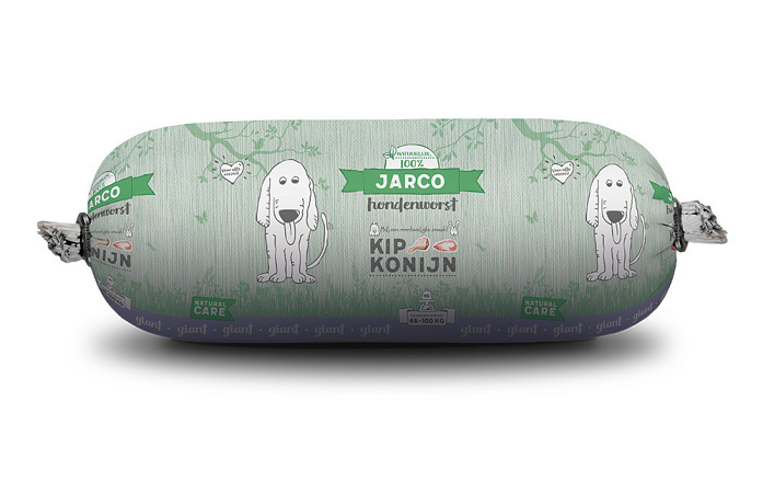 Jarco hondenworst Giant Kip/Konijn 750 gr