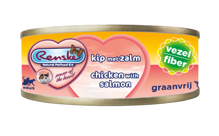 Renske kattenvoer Vers Vlees maaltijd Kip met Zalm 70 gr