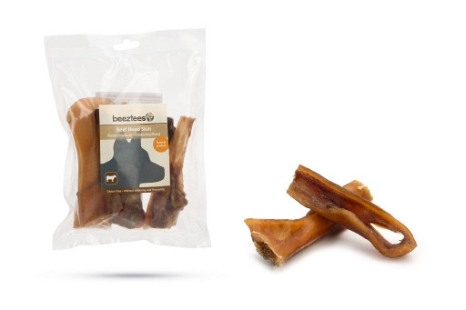 Beeztees runderkophuid <br>12 cm 5 st