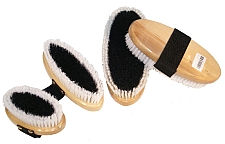 Paardeborstel nylon zacht 13cm (BORS0011S), 1 Stuk