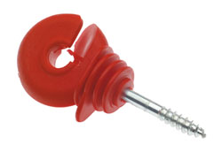 Pulsara - Ringisolator rood , 25 stuks