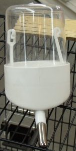 Drinkfles groot met ophanghaak, per stuk