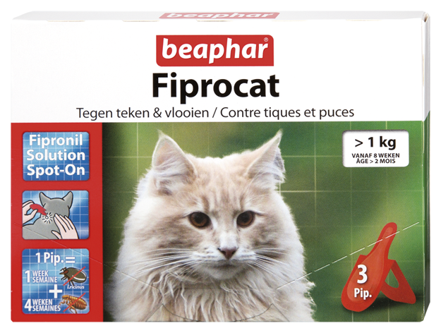 Beaphar - Fiprocat 4 pipetten