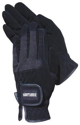 Harry's Horse - Handschoen "Domy Suede Mesh " Zwart