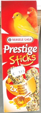 Prestige sticks - Kanarie , Honing , per 2 verpakt