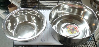 Waterbakken groot metaal , per stuk