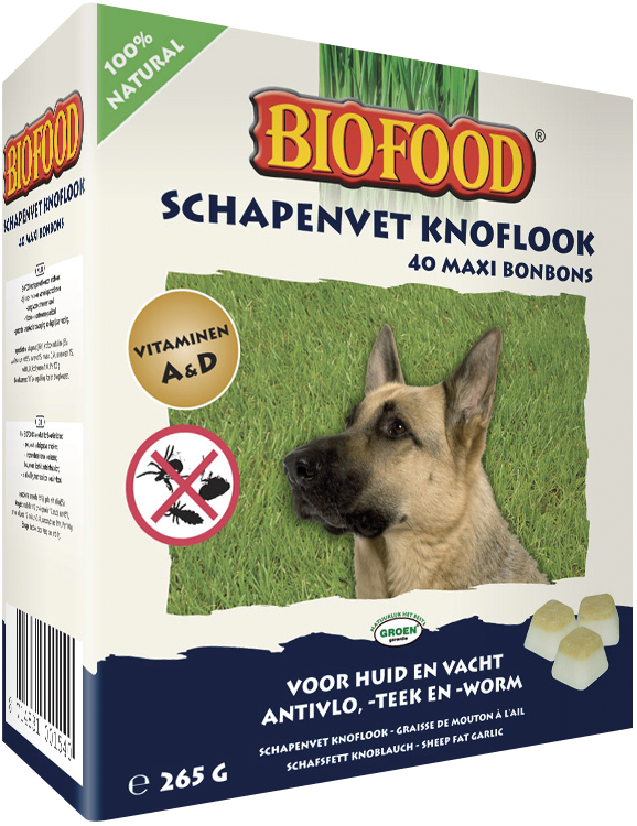 Biofood Schapenvet bonbons Knoflook Maxi