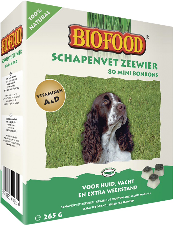 Biofood Schapenvet Bonbons Zeewier Mini