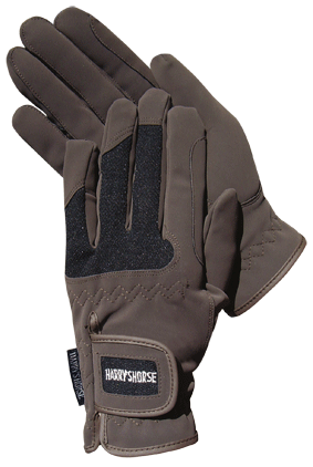 Harry's Horse - Handschoen "Domy Suede Mesh " Bruin