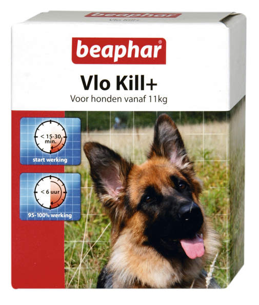 Beaphar - Vlokill meer dan 11 kg 6 stuks