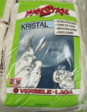 Versele Laga - Prestige Premium vogelzand Kristal wit, 25 KG